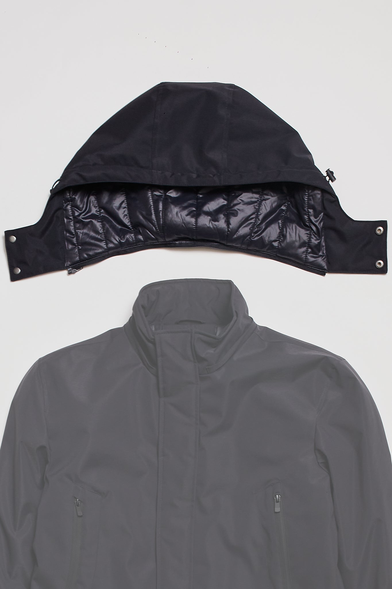 Abrigo Parka técnico azul marino