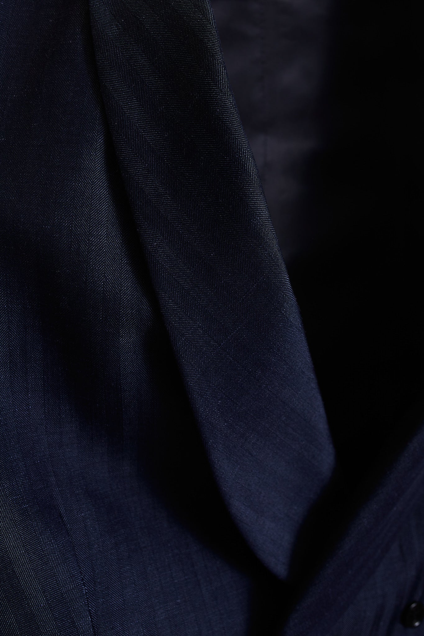 Chaleco traje azul noche espiga Vitale Barberis