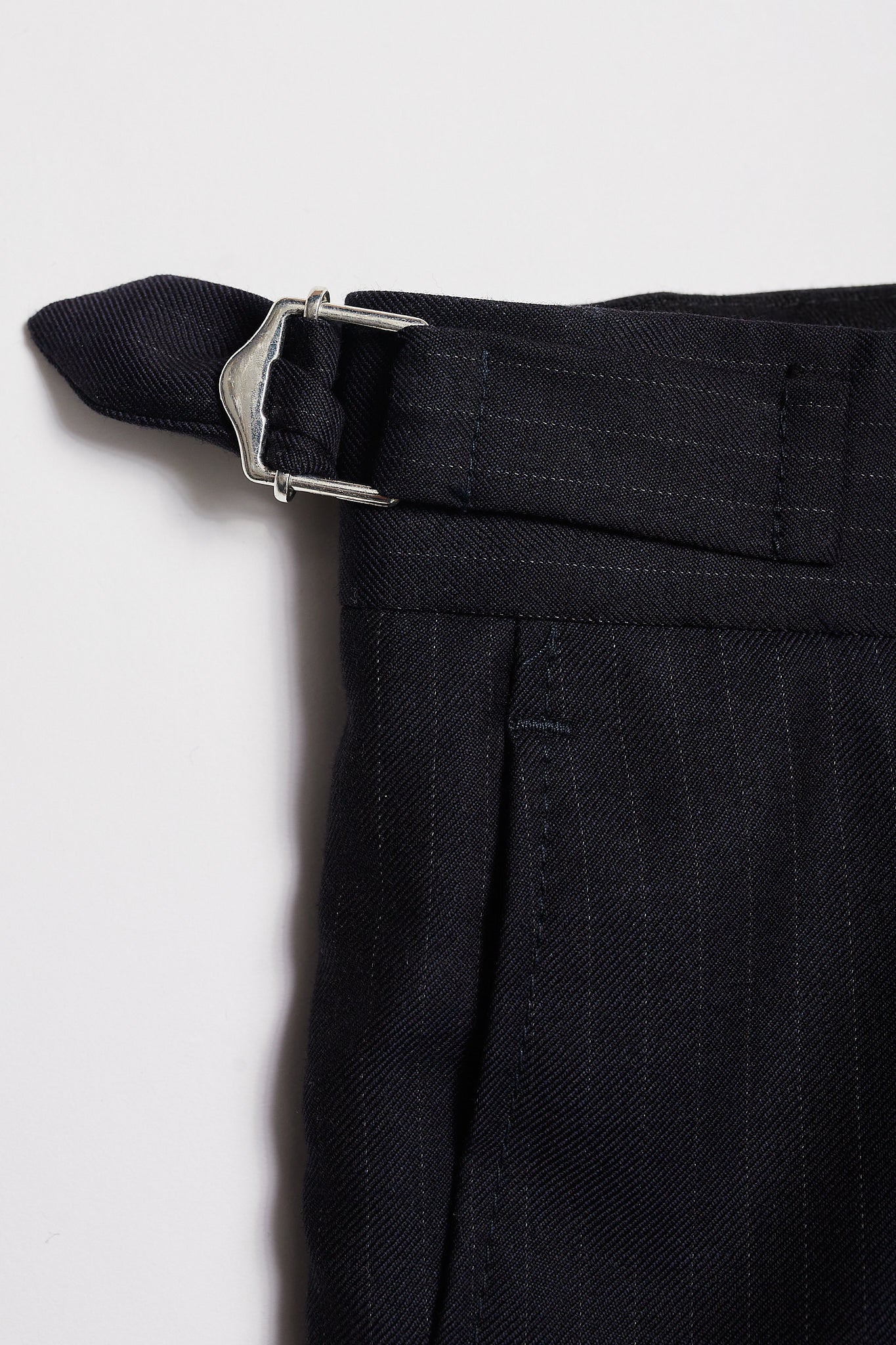 Pantalón traje raya fina azul marino Drago