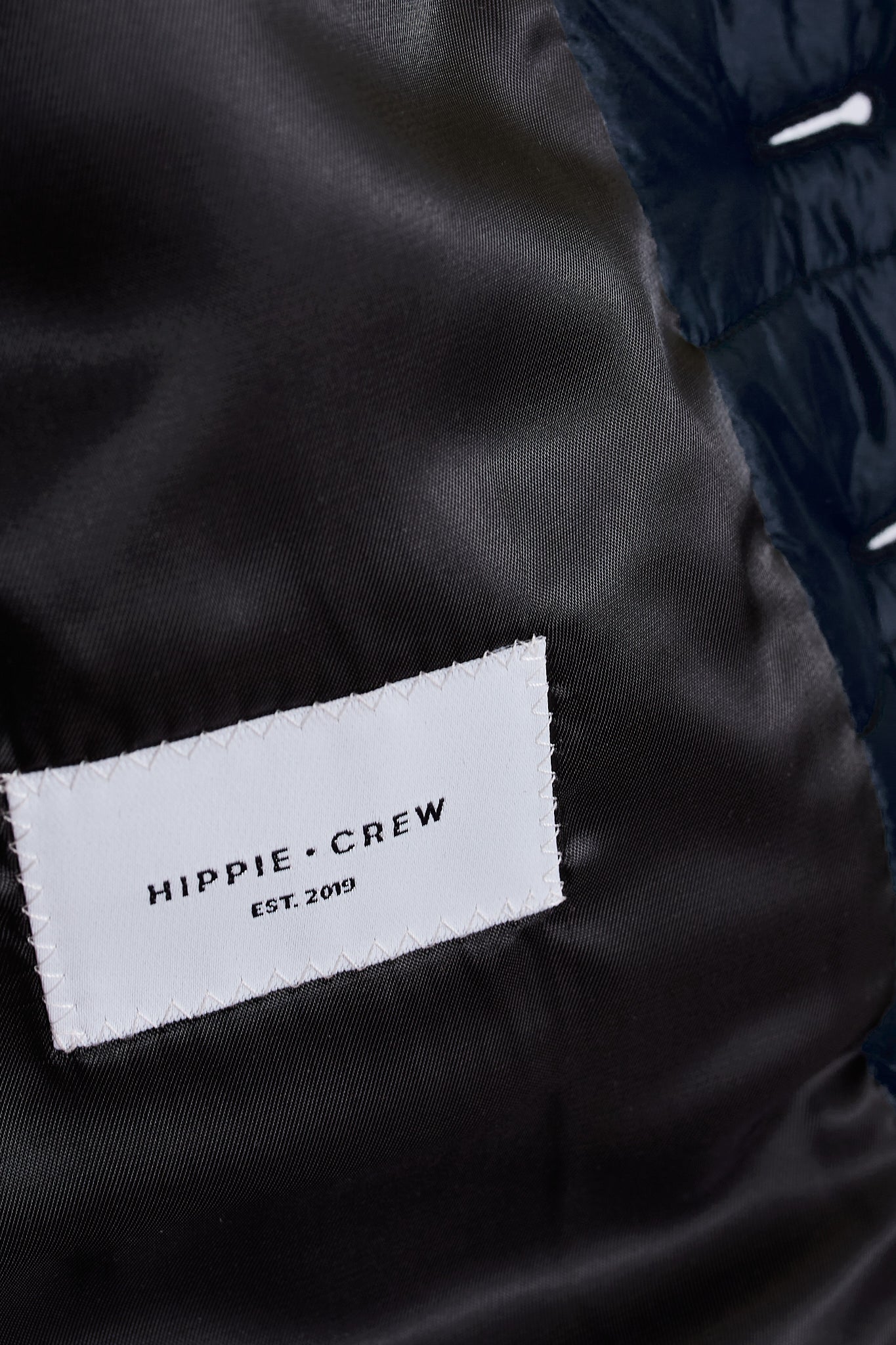 Chaleco acolchado azul marino Made to Order