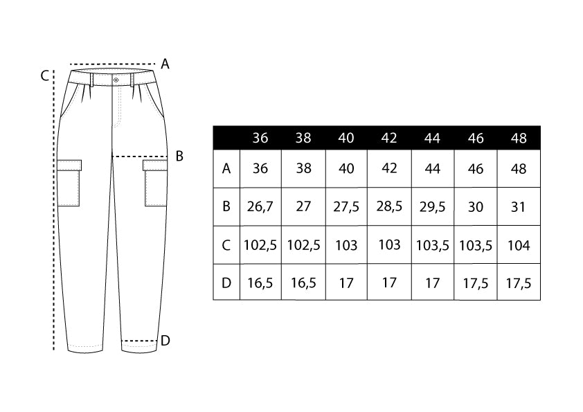 Pantalón cargo técnico beige - PRE ORDER-