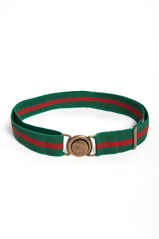 Cinturón personalizable rojo y verde