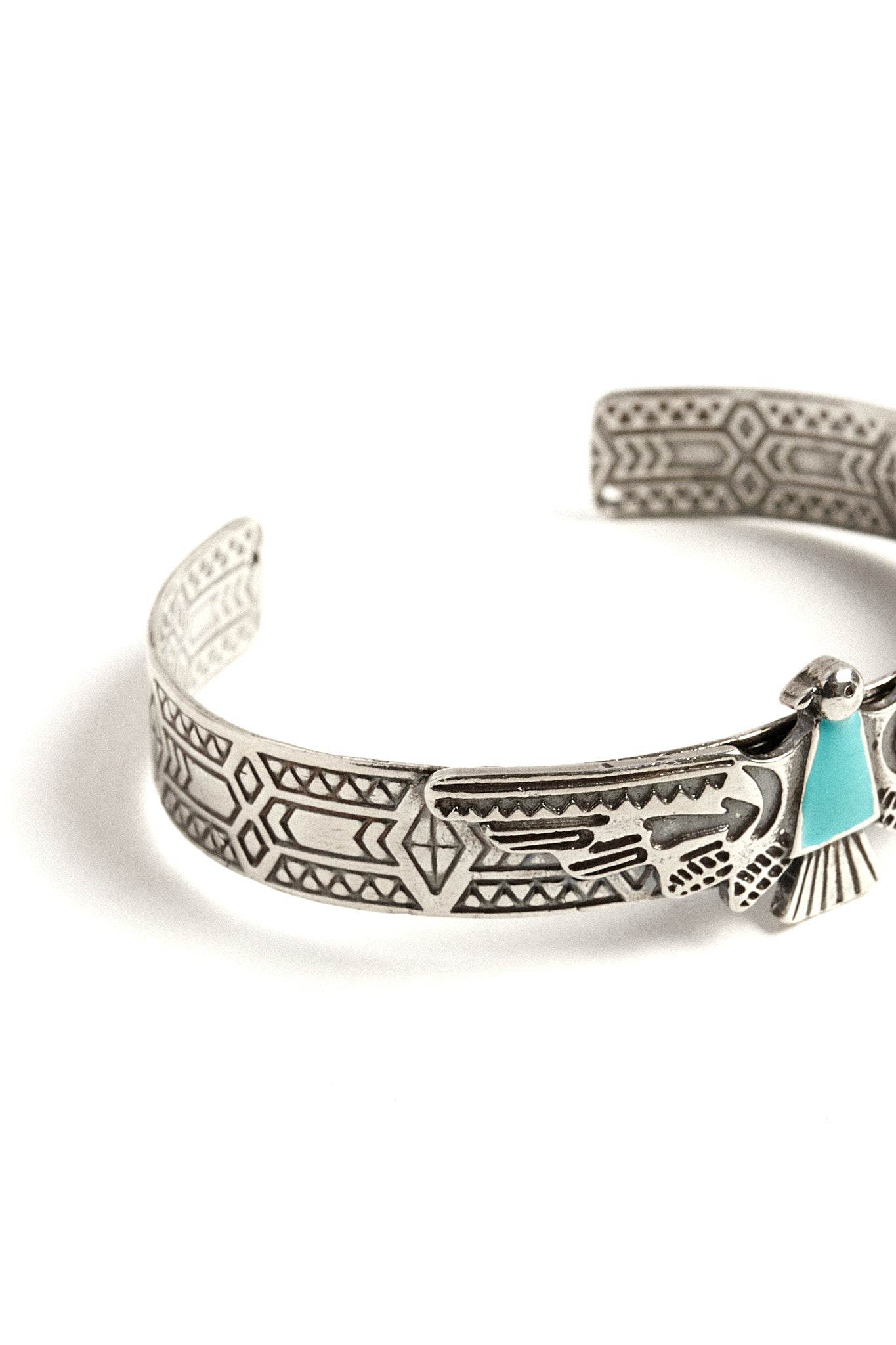 Pulsera plata navajo águila