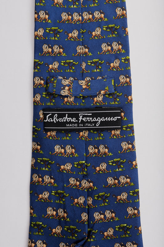 Corbata vintage Salvatore Ferragamo