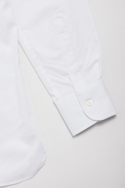 Camisa polera algodón blanca Made to Order
