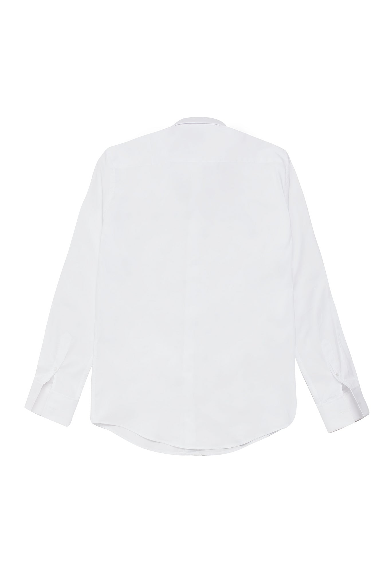 Camisa vestir blanca cuello italiano