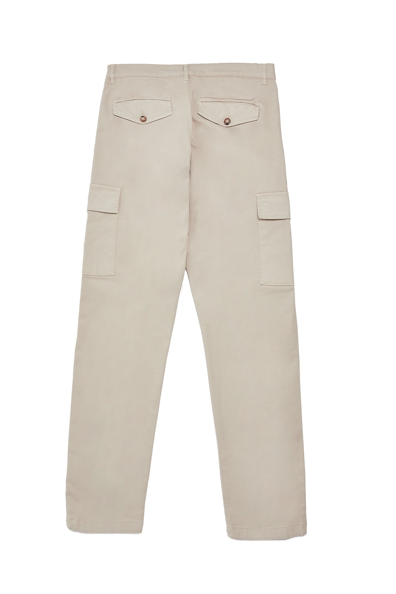 Pantalón cargo beige claro