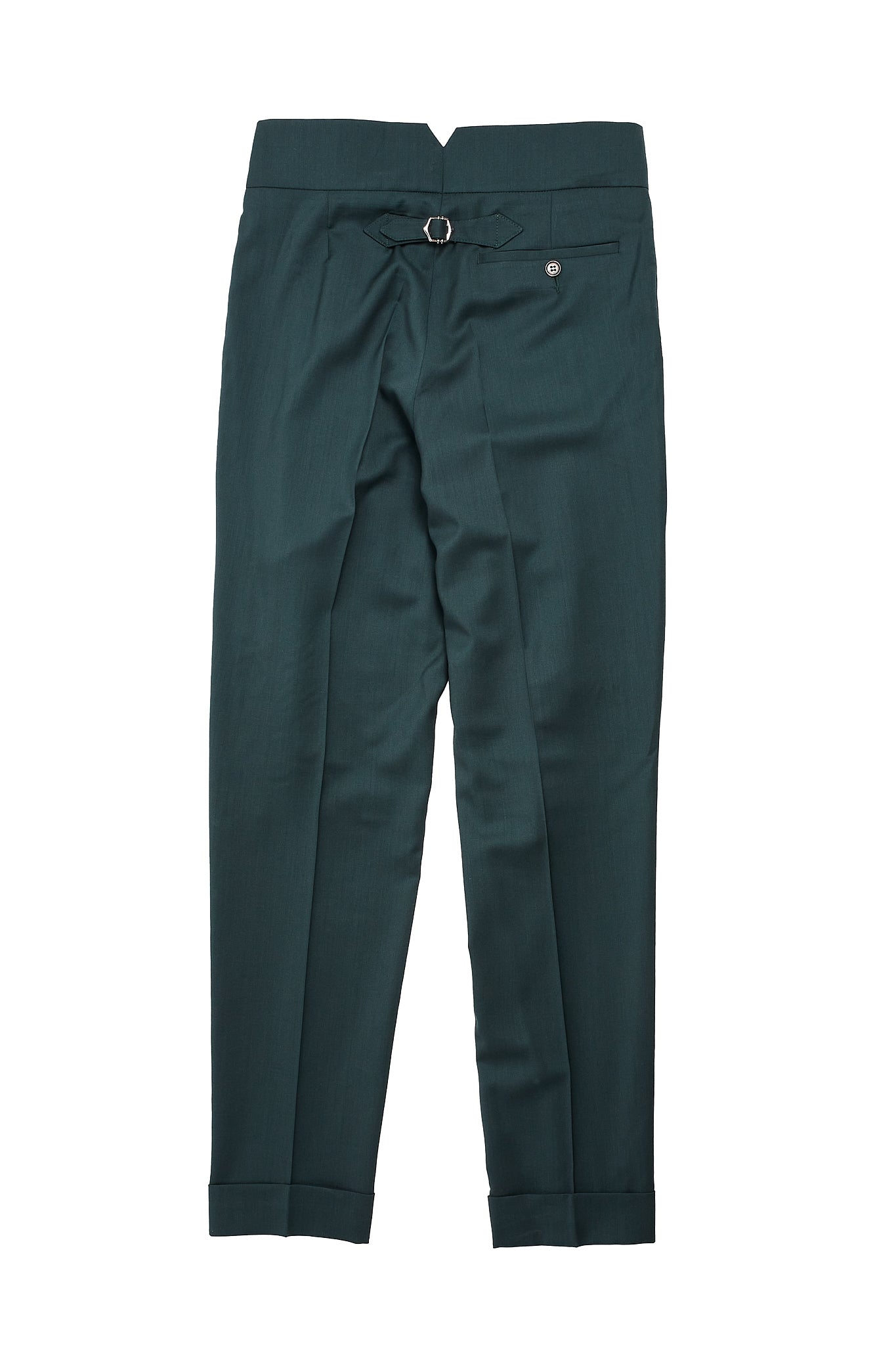 Pantalón traje verde Marzotto