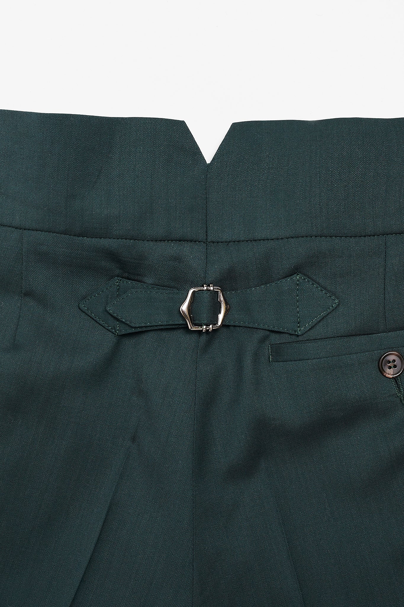 Pantalón traje verde Marzotto