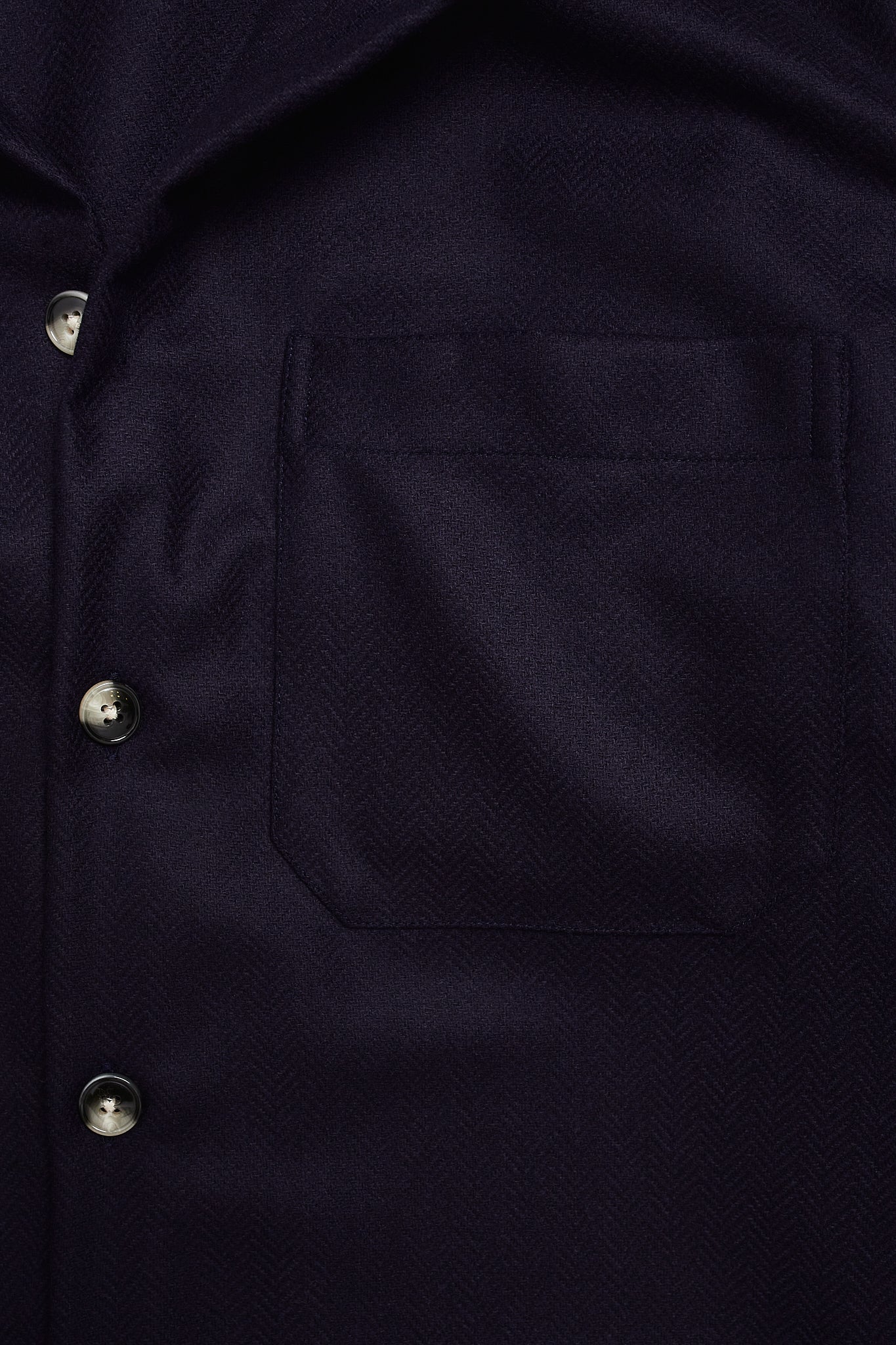 Sobrecamisa azul marino Drapers Made to Order