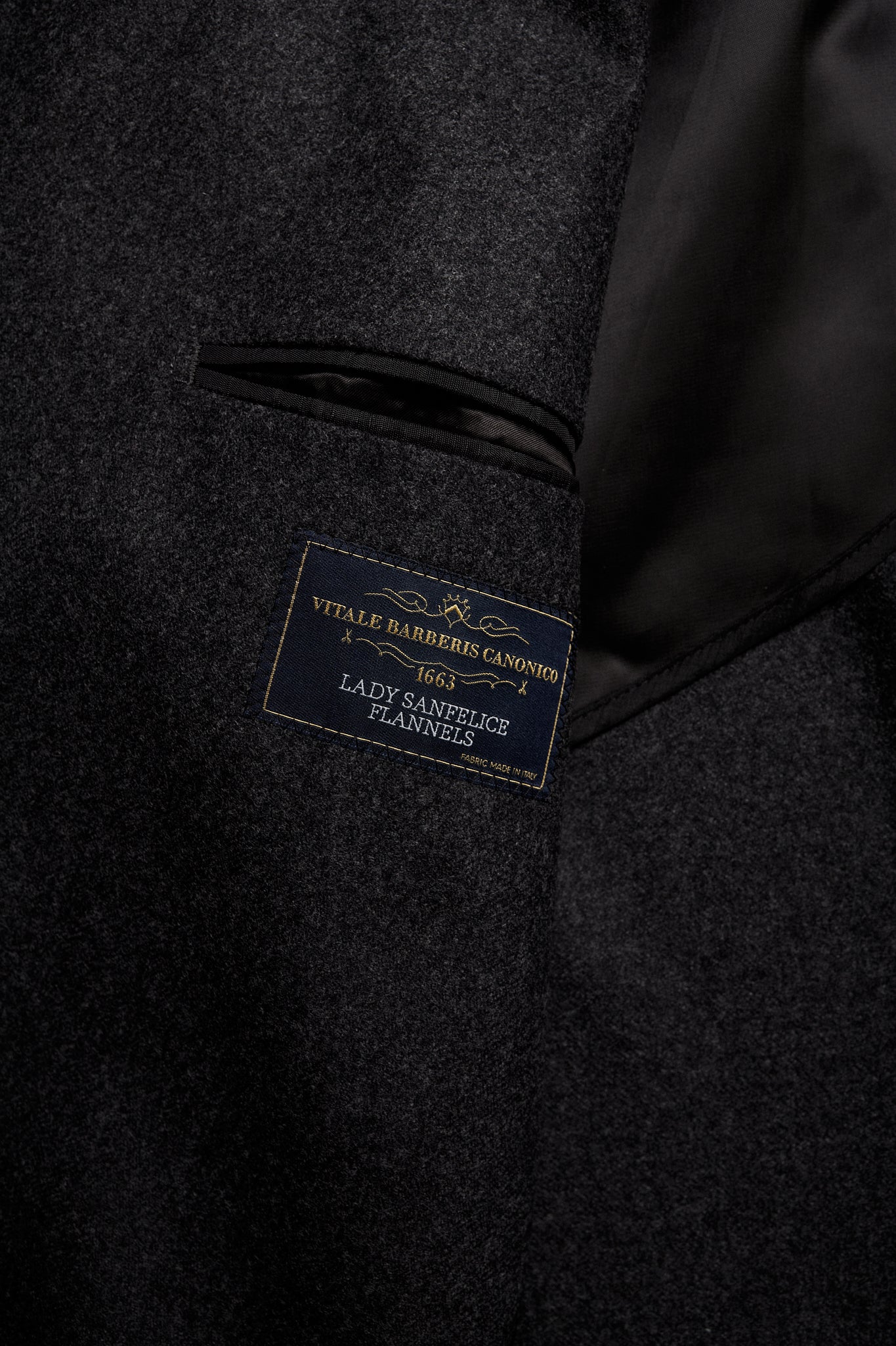 Americana traje cruzado gris Vitale Barberis