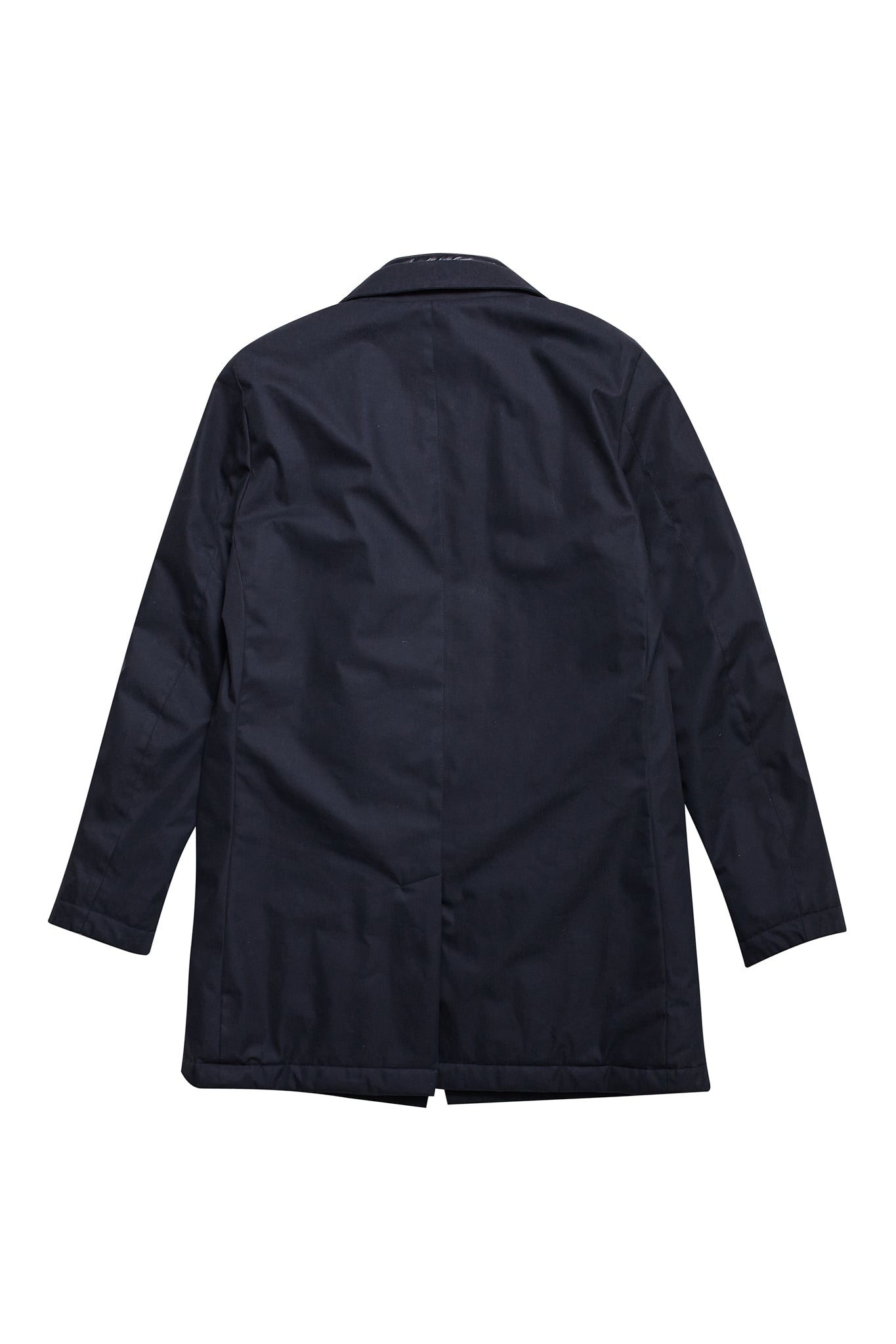 Abrigo Trench azul marino