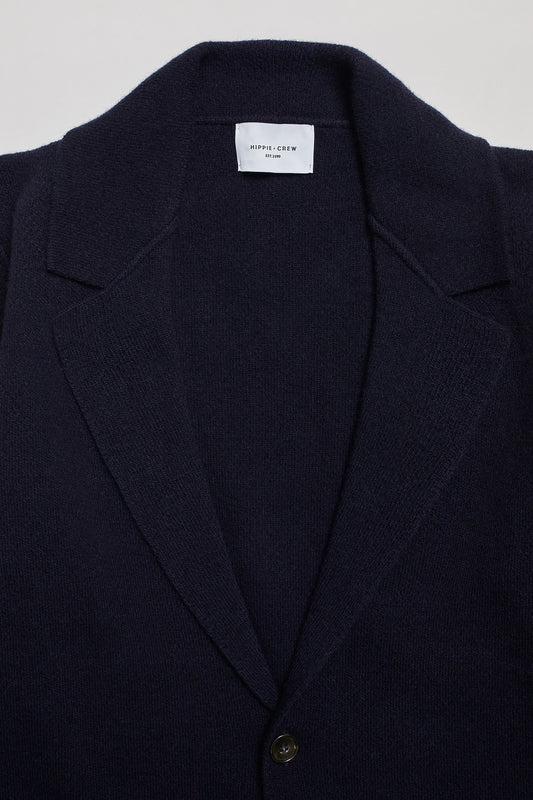 Blazer lambswool azul marino