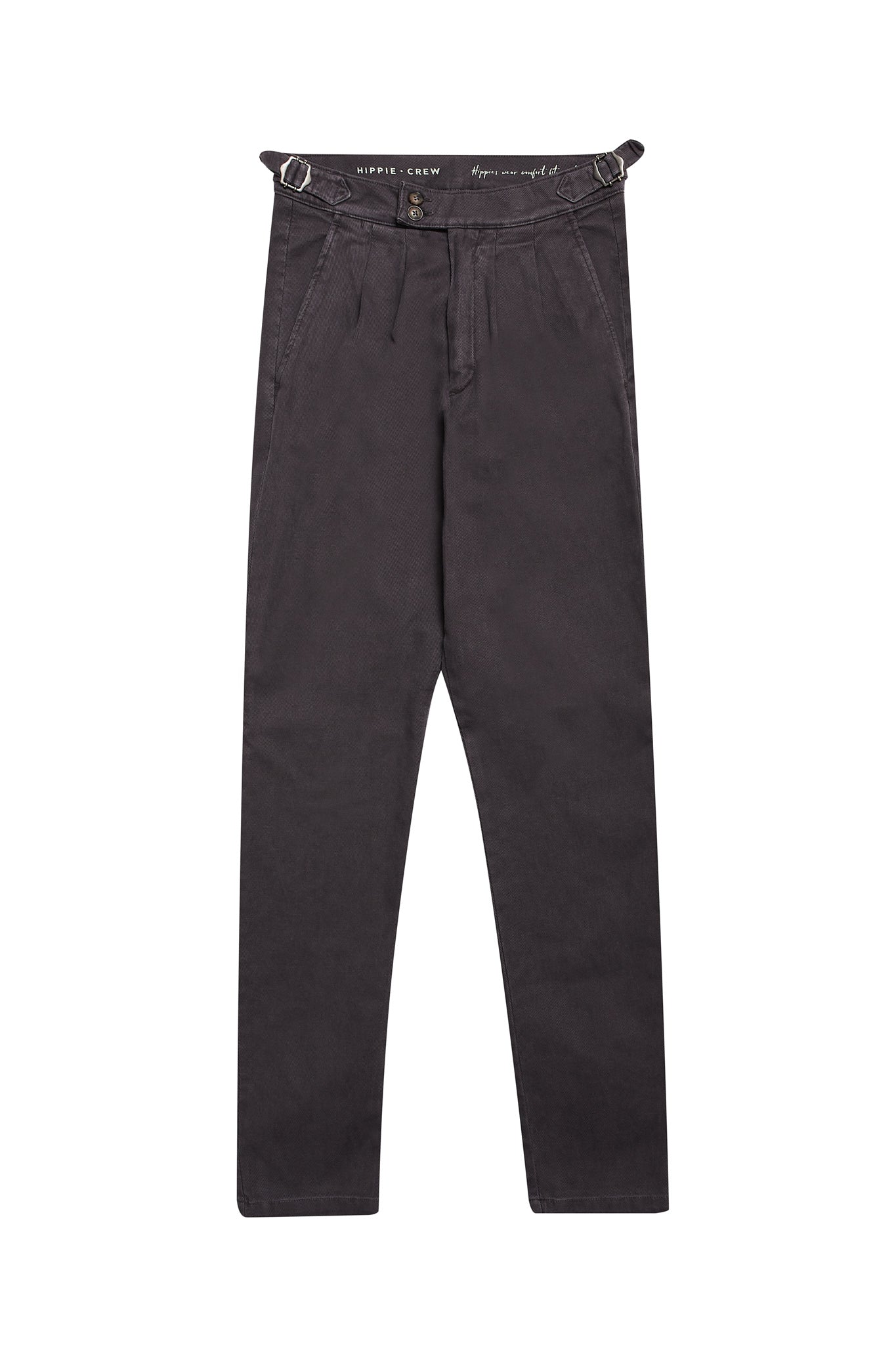 Pantalón pinzas gris premium