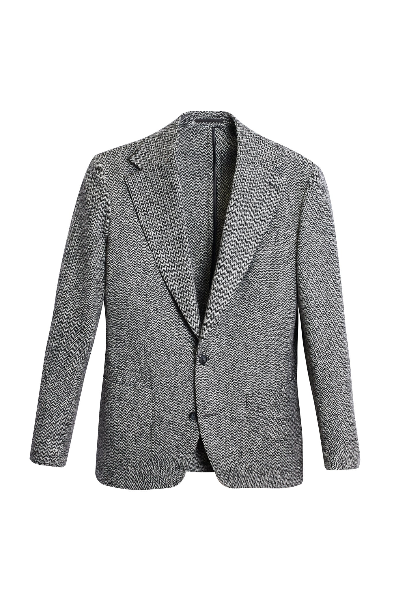 Americana Traje espiga gris