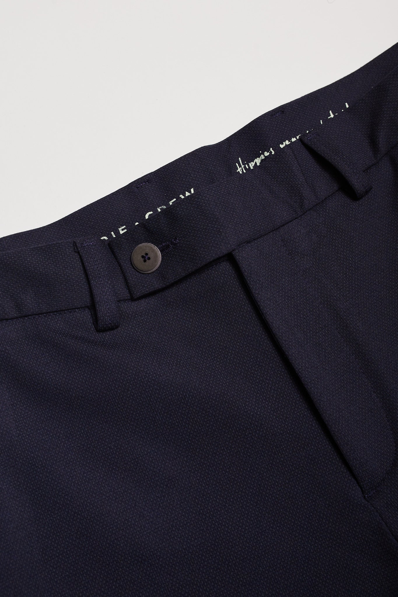 Pantalón chino punto azul marino