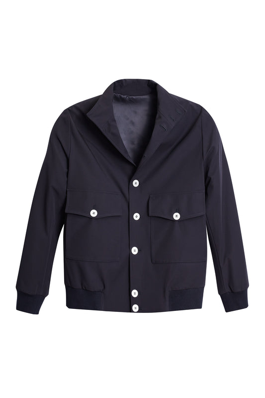 Chaqueta bomber técnica azul marino