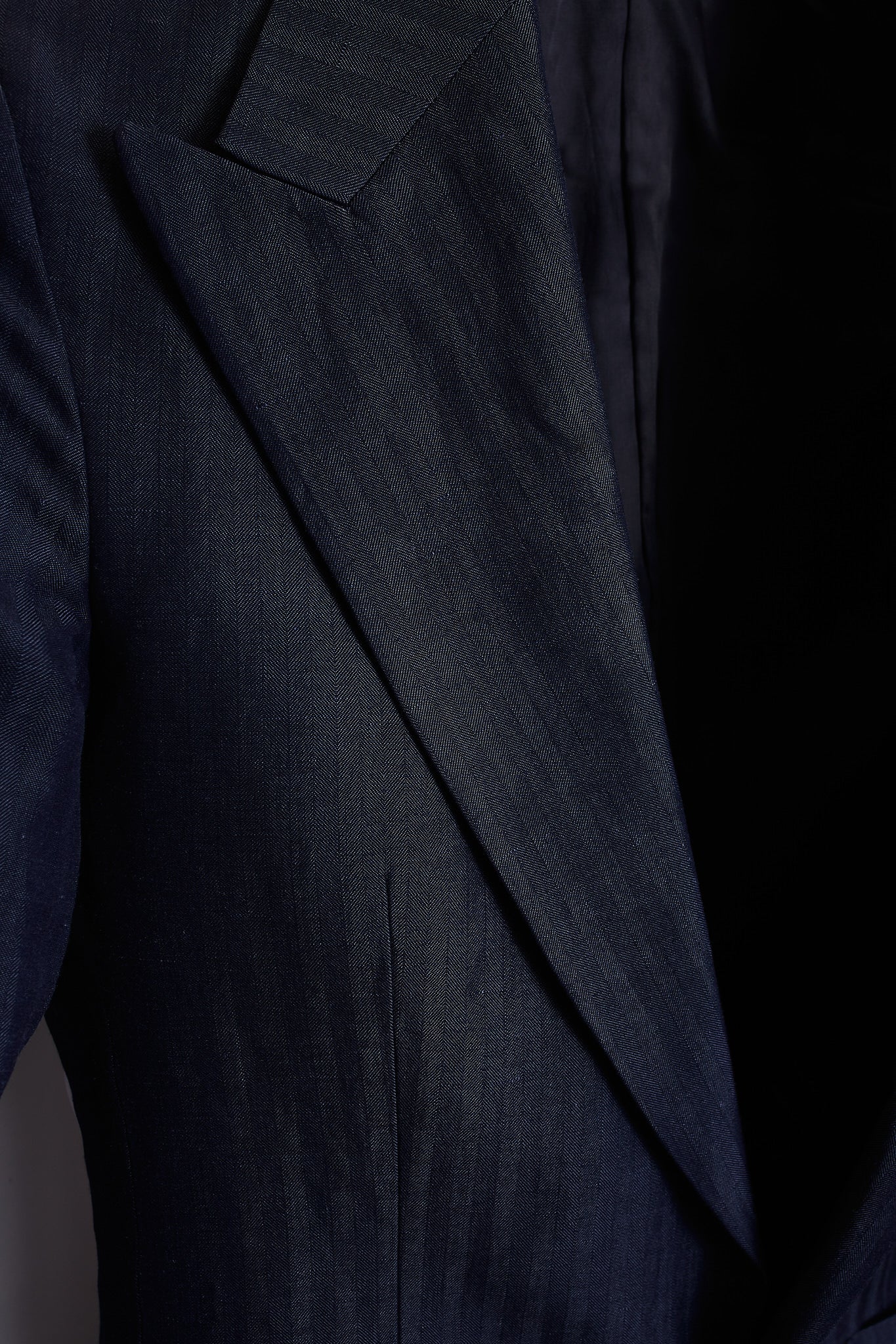 Americana traje azul noche espiga Vitale Barberis