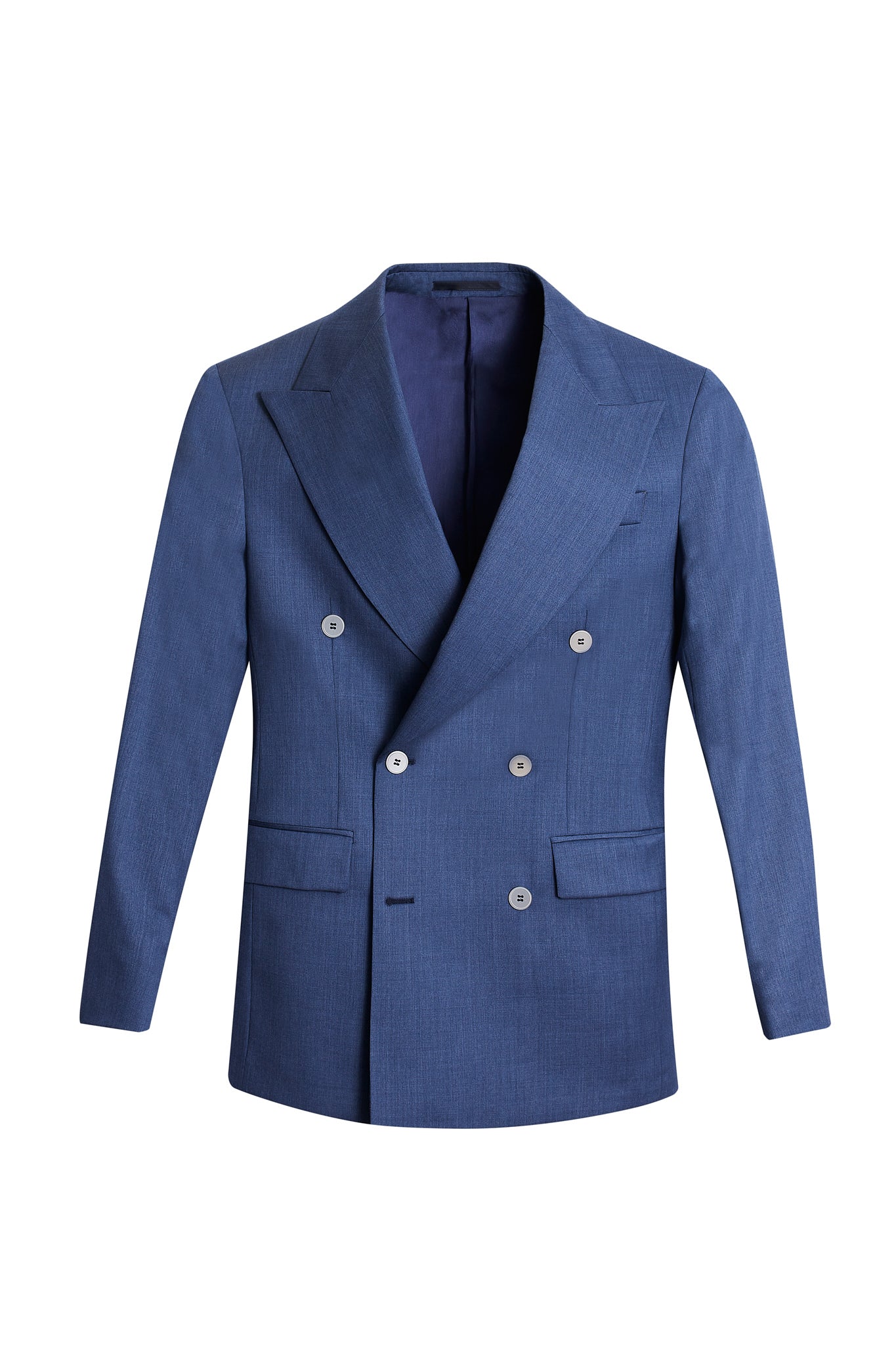 Americana cruzado azul medio Vitale Barberis