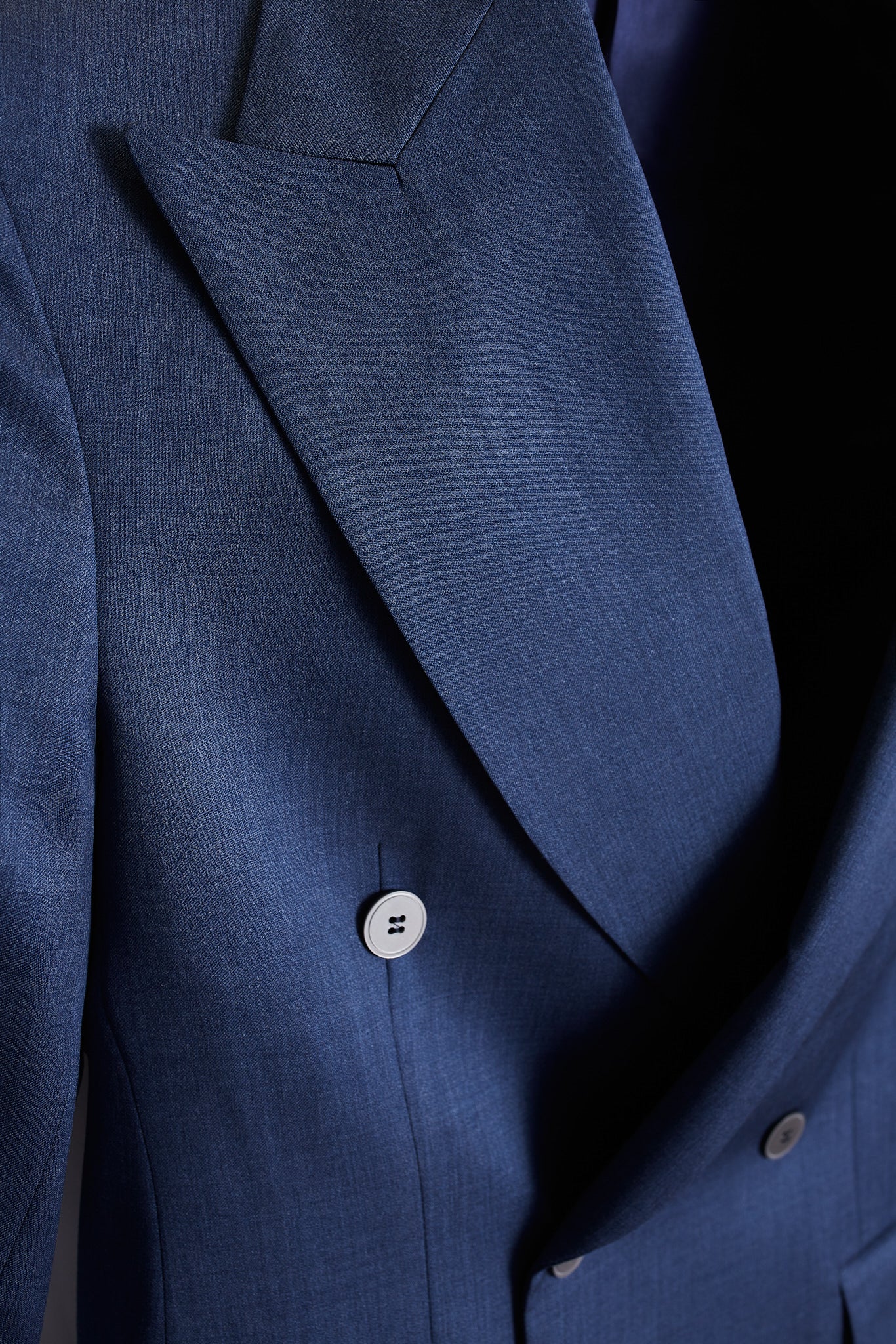 Americana cruzado azul medio Vitale Barberis