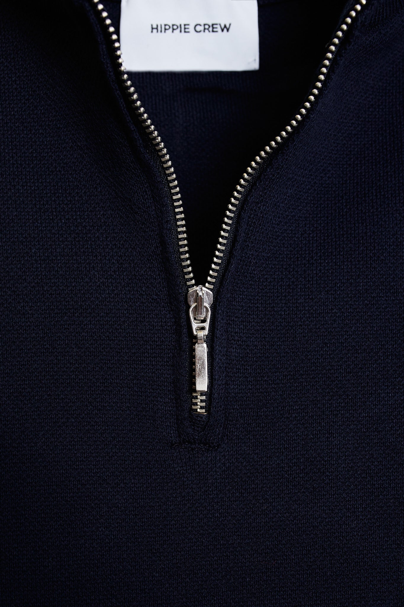 Jersey cremallera azul marino