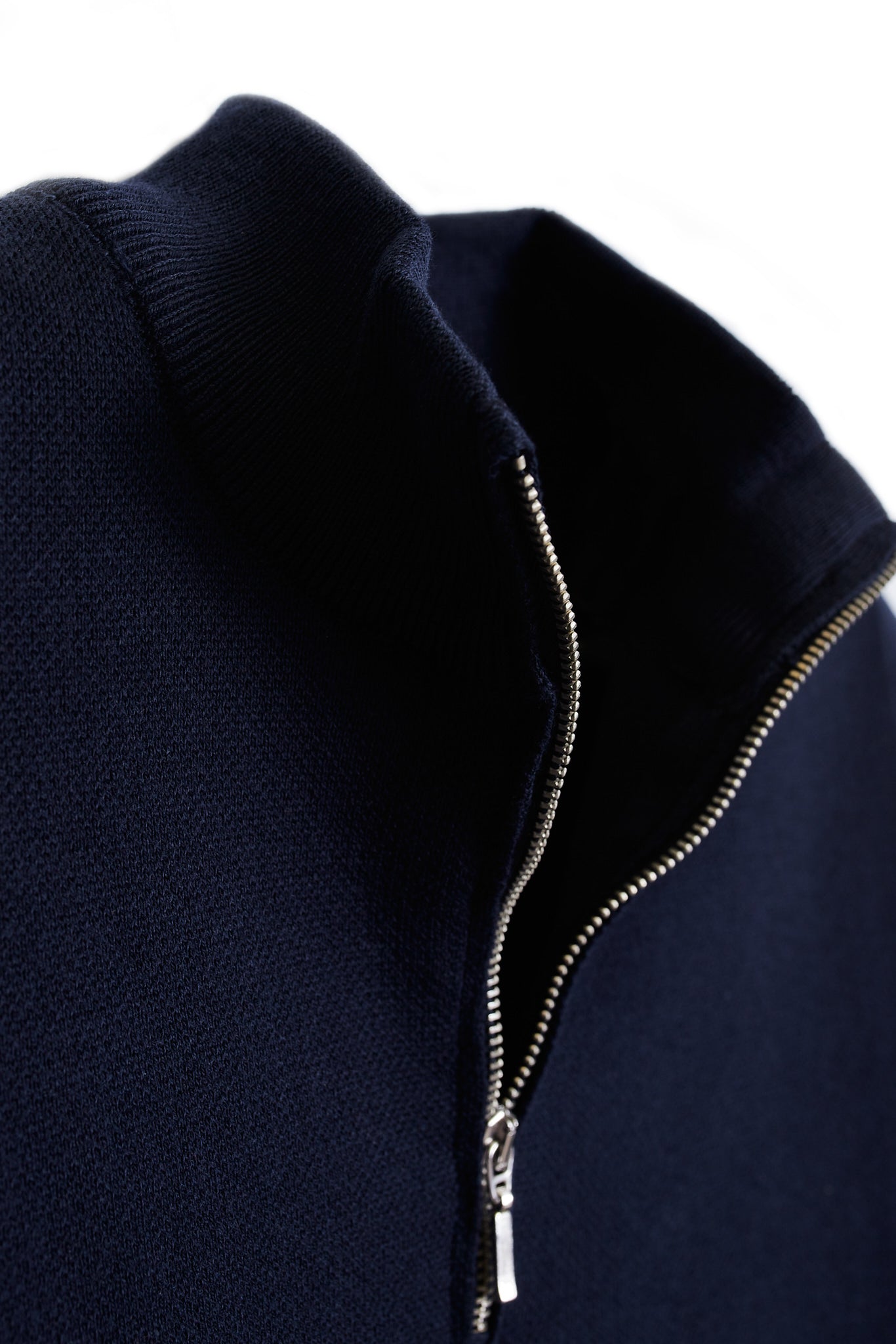 Jersey cremallera azul marino