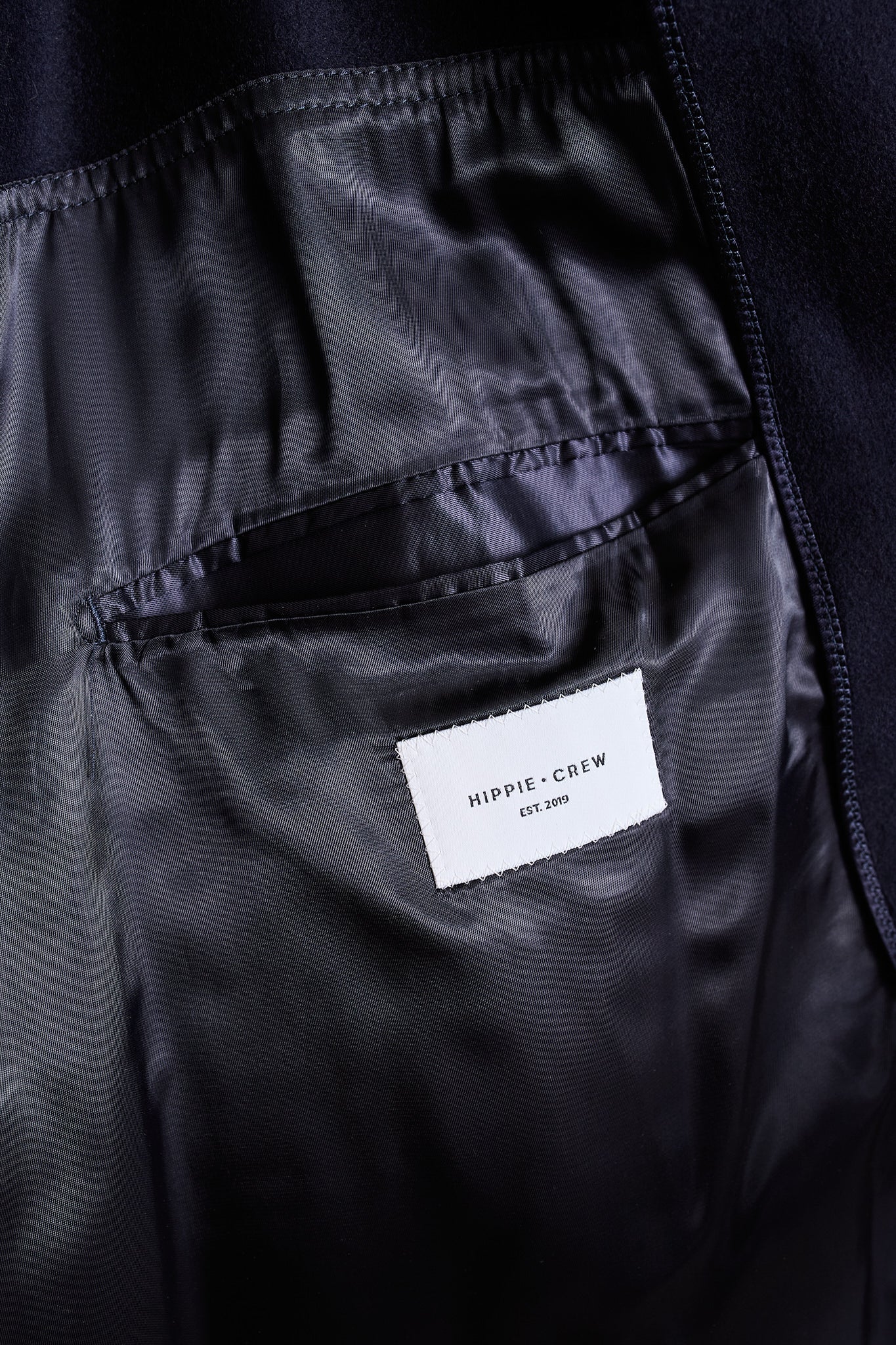 Abrigo ranglan lana azul marino -PRE ORDER-