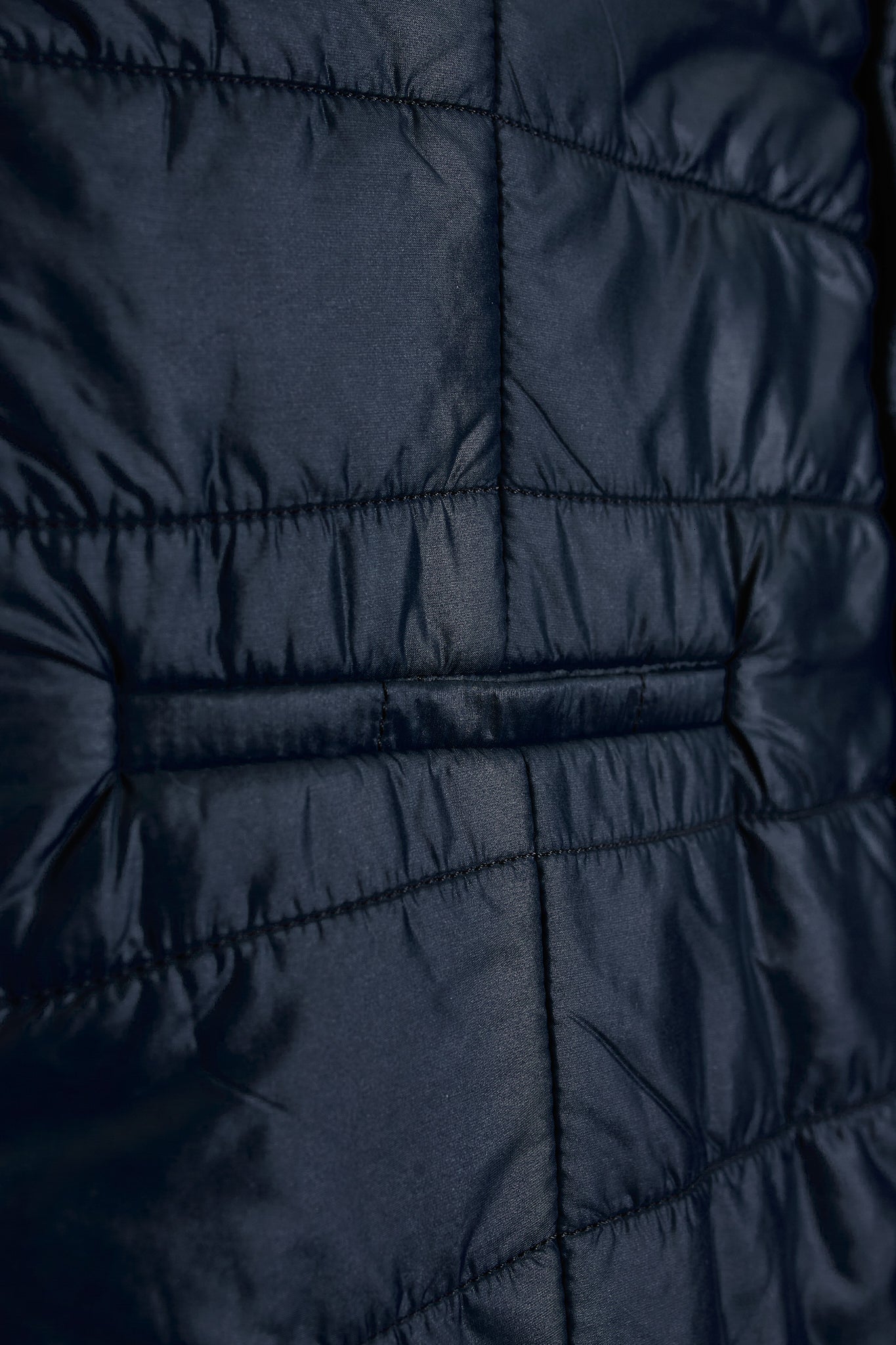 Chaleco acolchado azul marino Made to Order