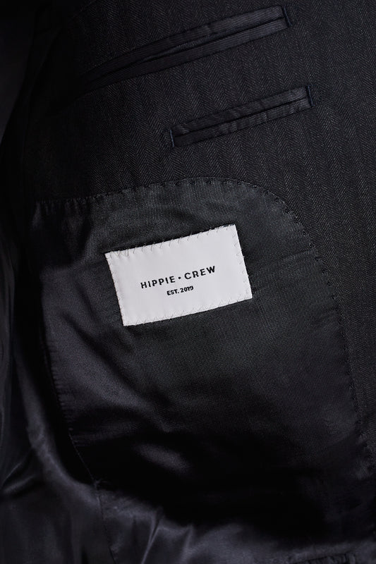 Americana traje gris espiga Ready to Wear