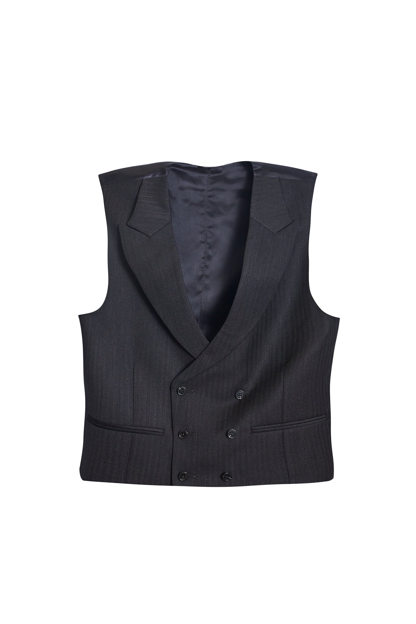 Chaleco formal gris espiga Ready to Wear