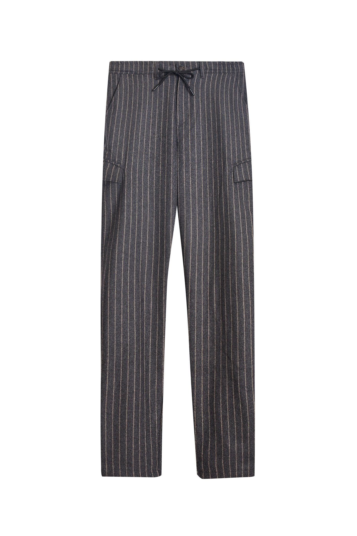 Pantalón cargo premium franela gris