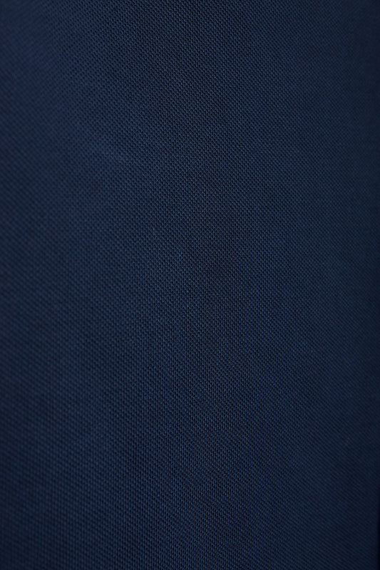 Camisa punto azul marino