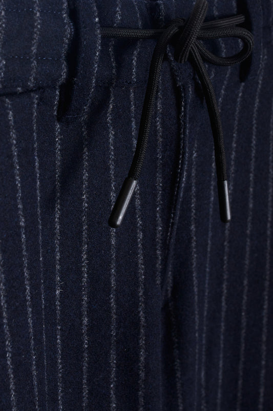 Pantalón cargo premium franela azul marino