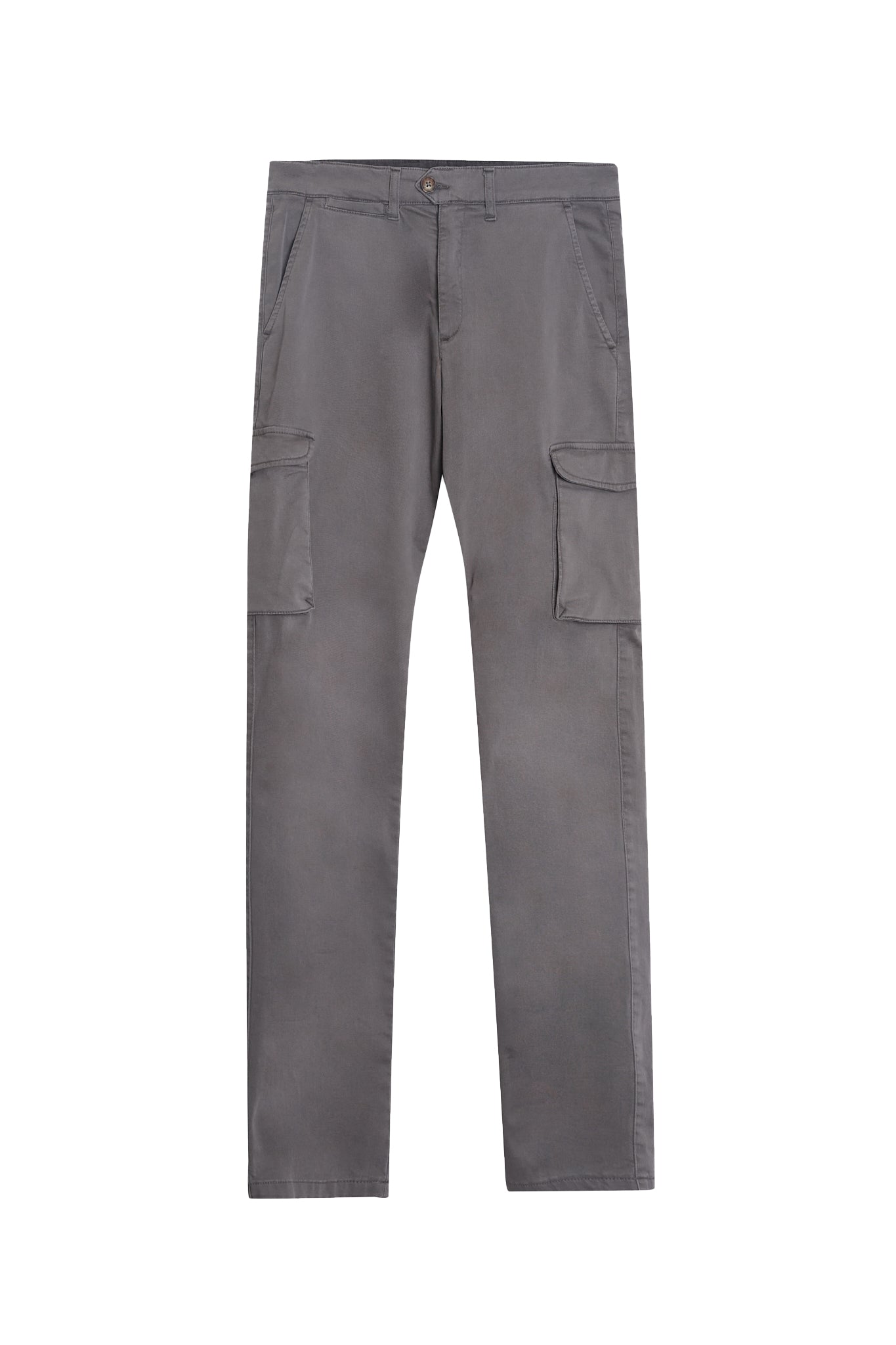 Pantalón cargo algodón gris