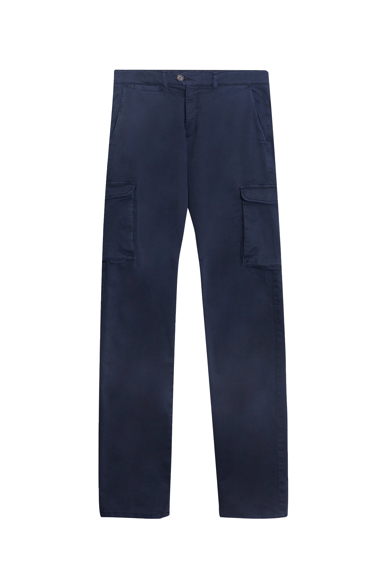 Pantalón cargo algodón azul marino