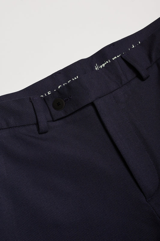 Pantalón punto premium azul marino