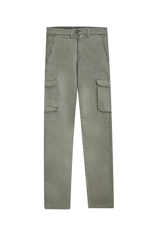 Pantalón cargo algodón verde