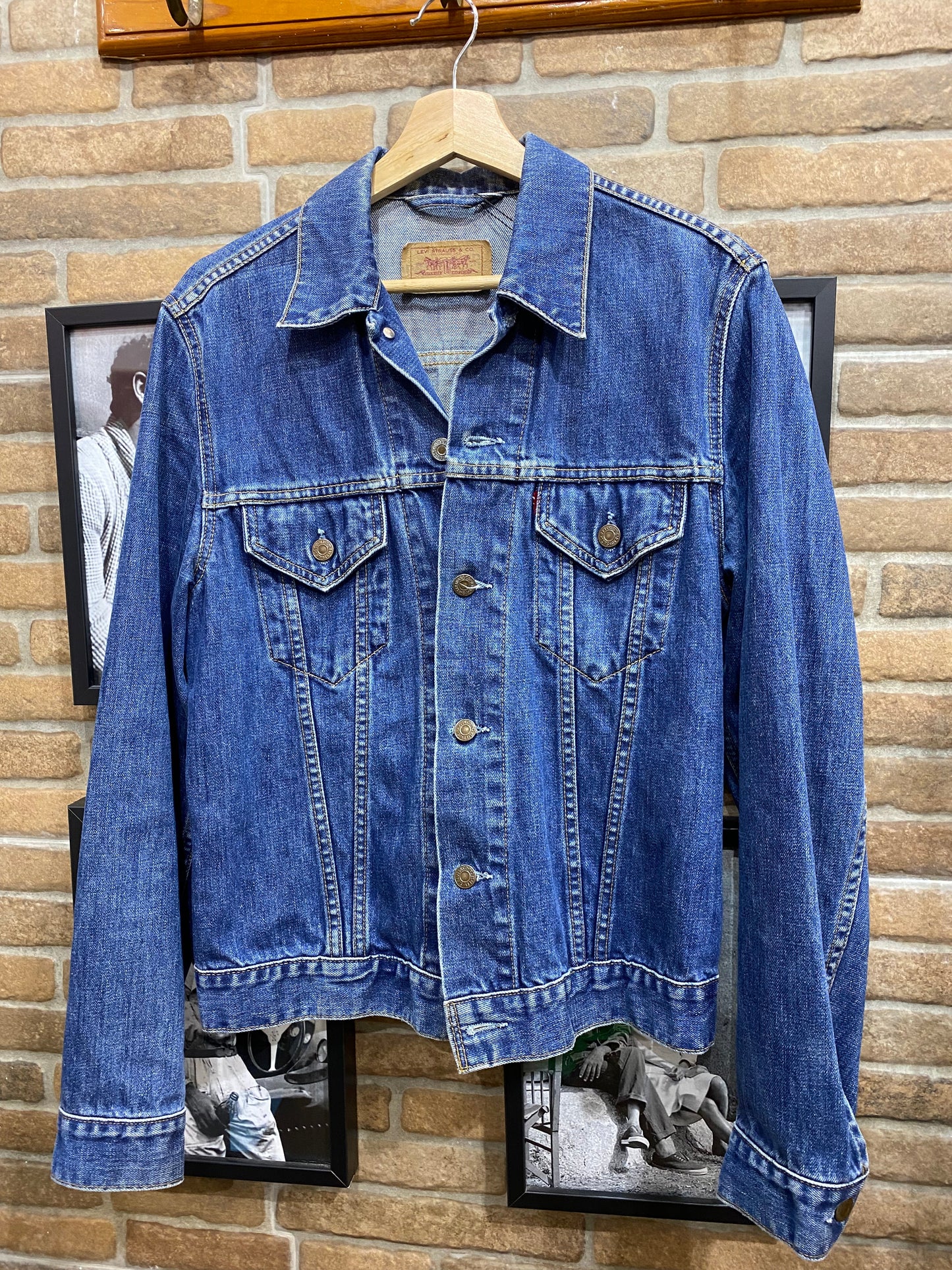 Chaqueta vaquera vintage customizada Levi’s Hippie Crew