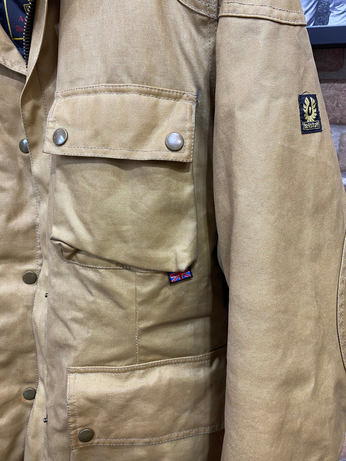 Chaqueta vintage Belstaff camel Hippie Crew