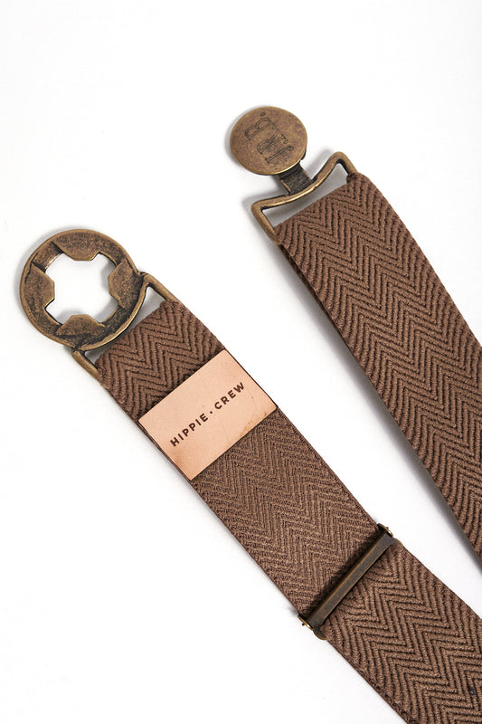 Cinturón personalizable espiga tostado Hippie Crew