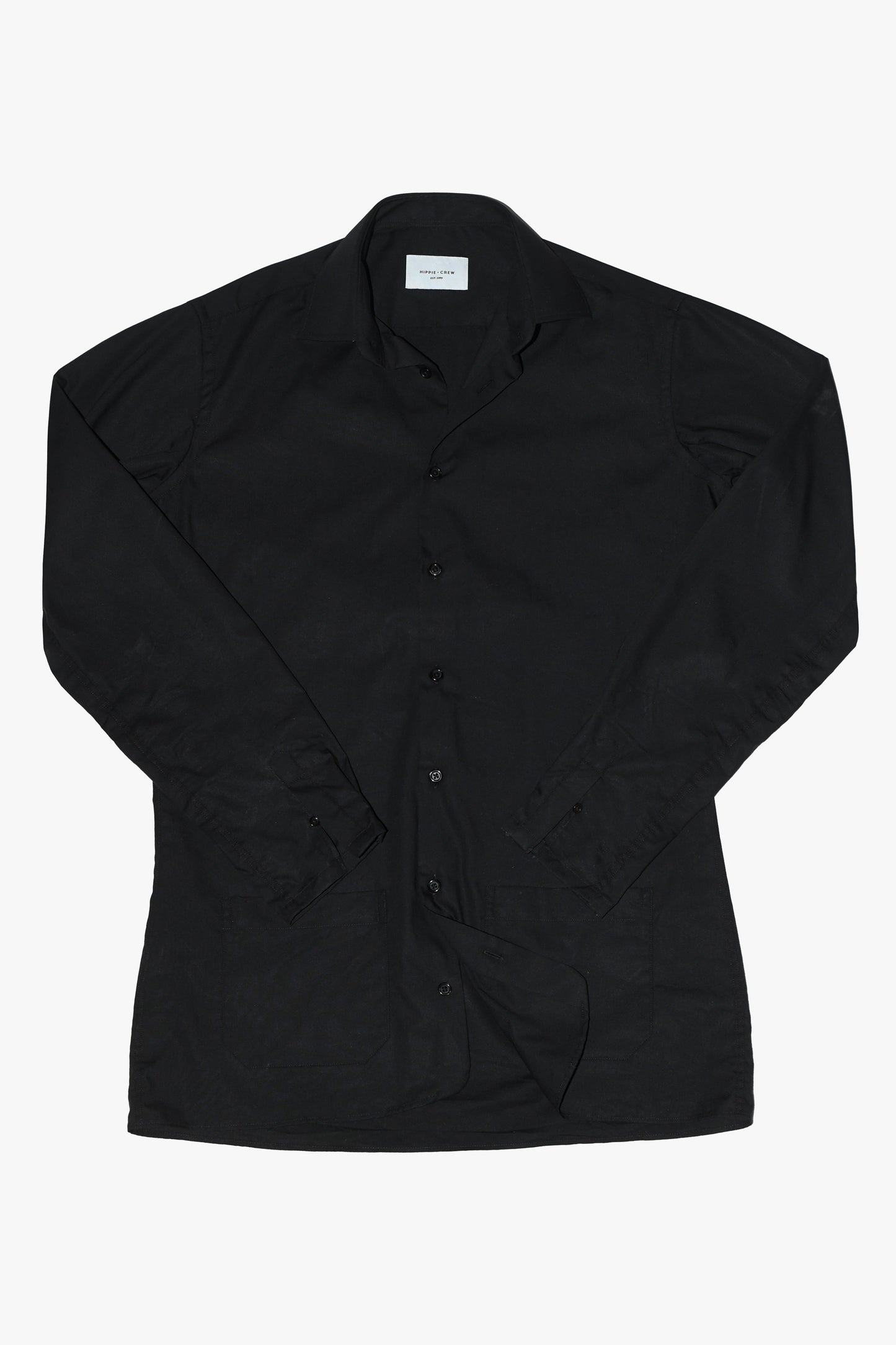Camisa MTO Baby algodón negra