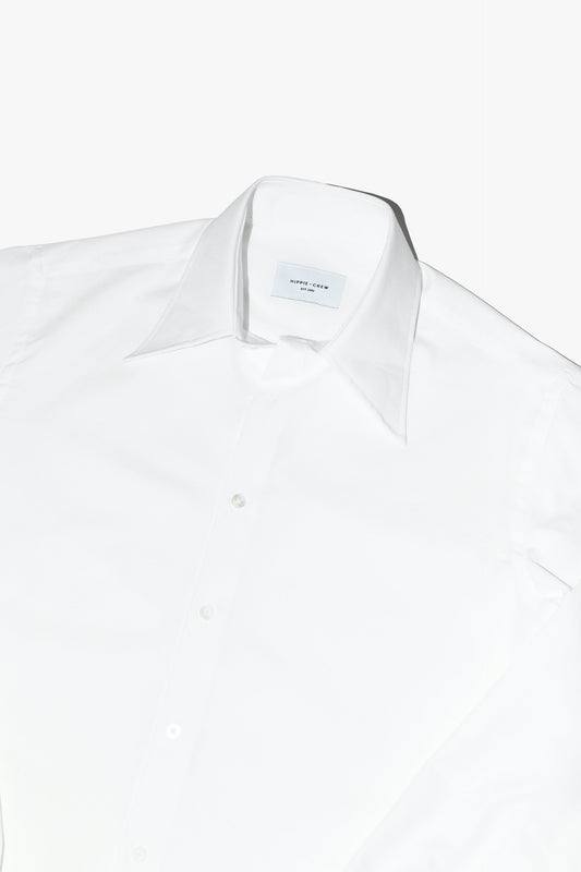 Camisa vestir blanca cuello inglés Made to Order