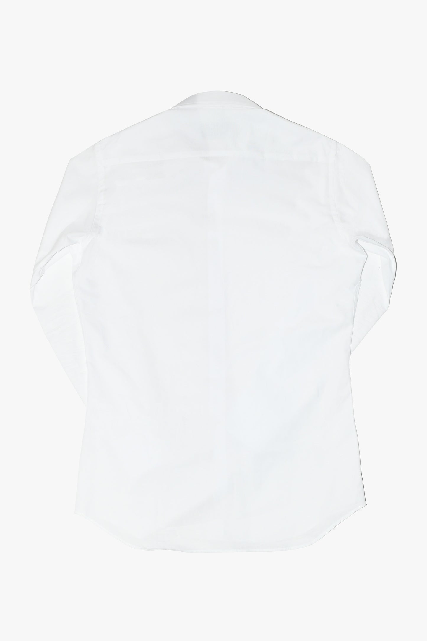 Camisa vestir MTO blanca cuello inglés largo