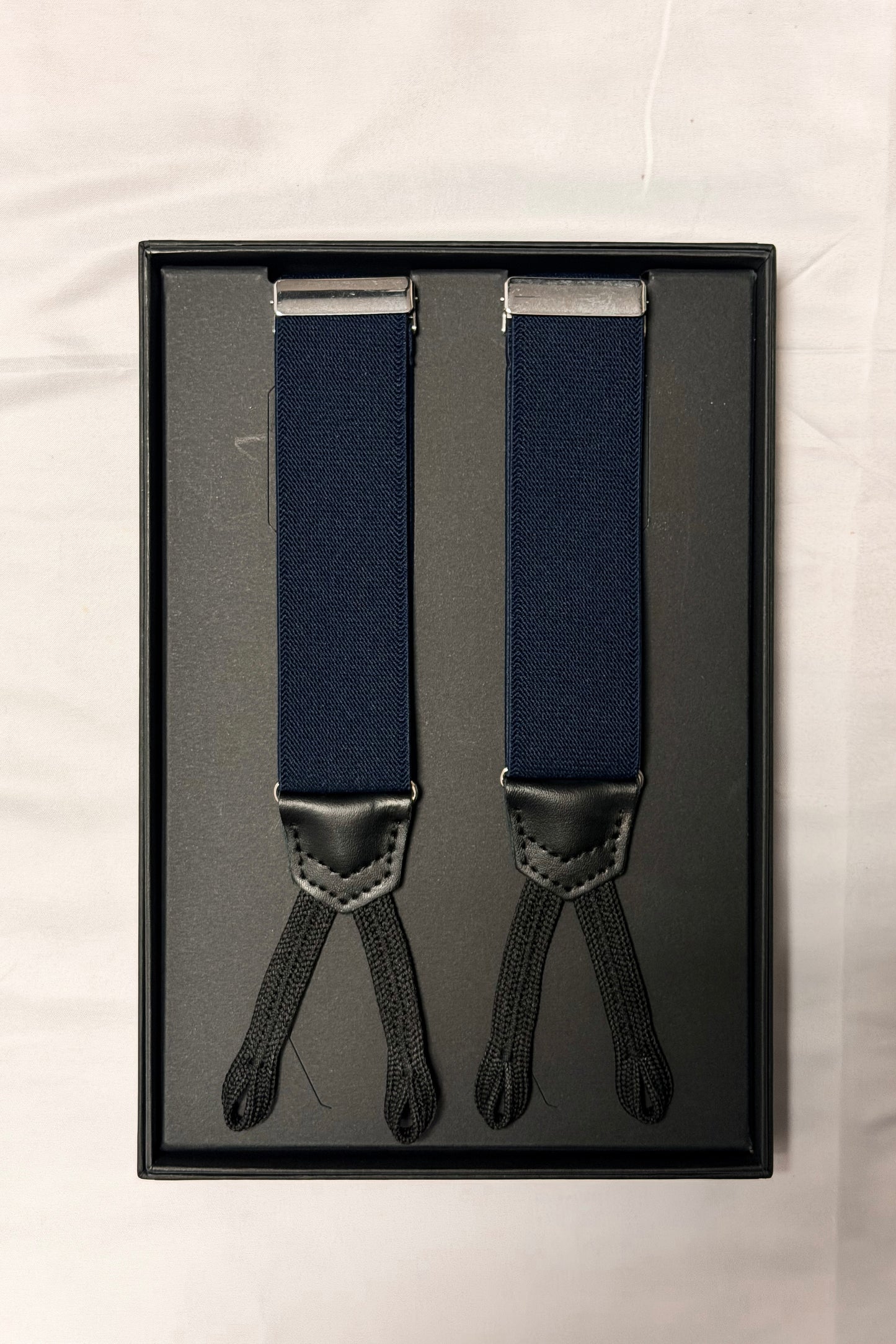 Tirantes ceremonia azul marino