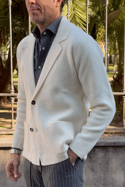 Blazer lambswool crema