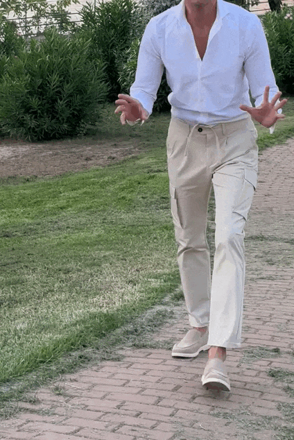 Pantalón cargo técnico beige - PRE ORDER-