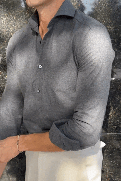 Camisa polera villela gris