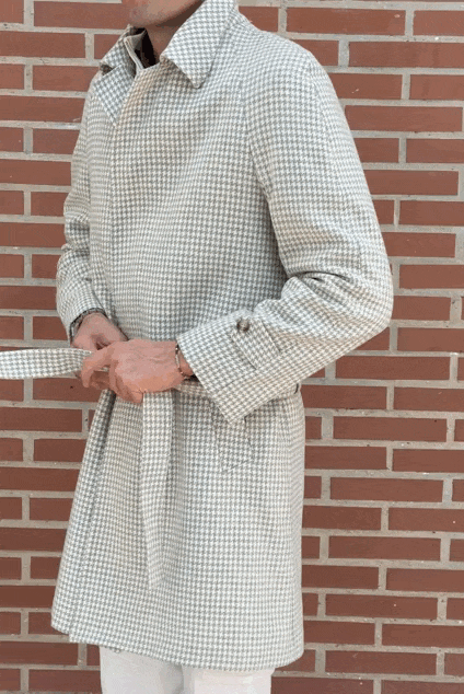 Abrigo ranglan pata de gallo -PRE ORDER-