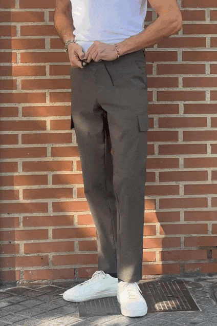 Pantalón cargo travel verde