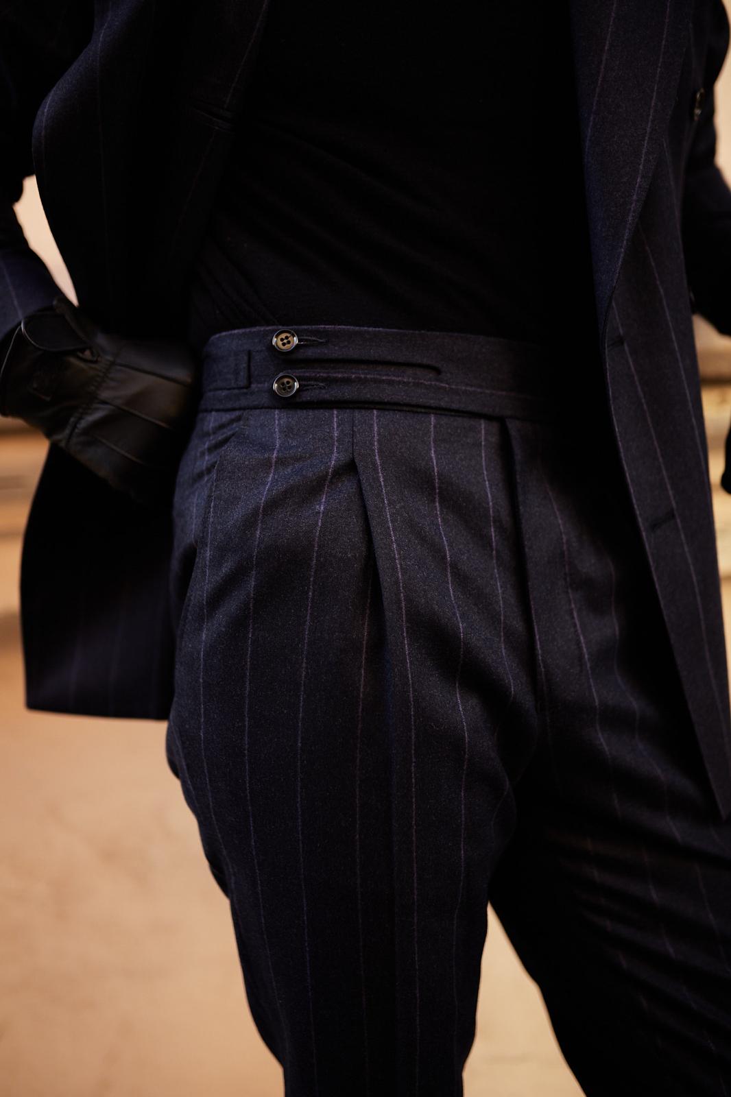 Pantalón traje azul marino diplomático 3DWool